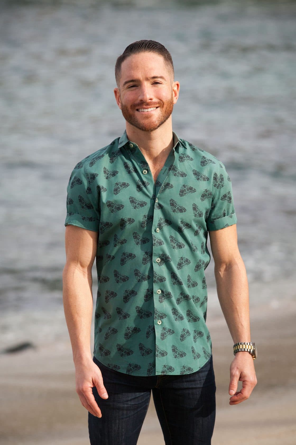Dr. Ori Lidor standing on the beach
